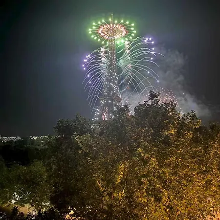 With Eiffel Tower View